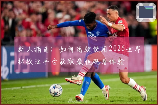 新人指南：如何高效使用2026世界杯投注平台获取最佳观看体验